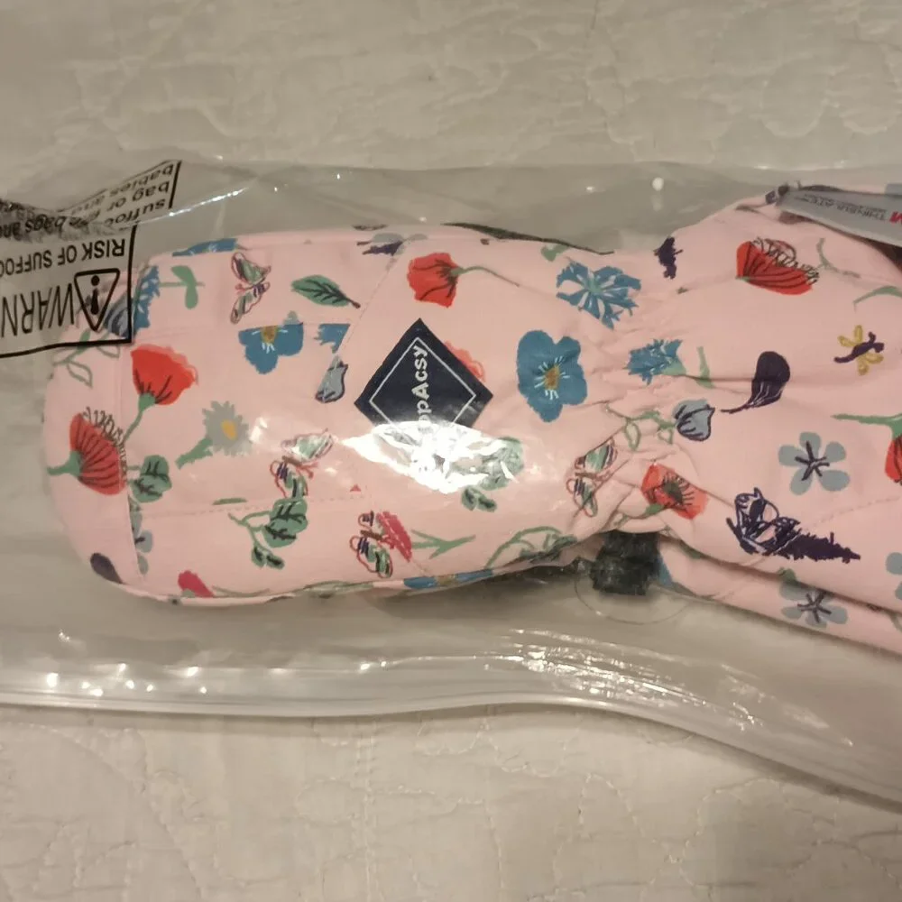 NEW TopAcsy Kids Ski Glove Waterproof Warm Winter Snow Mittens Pink XXXS